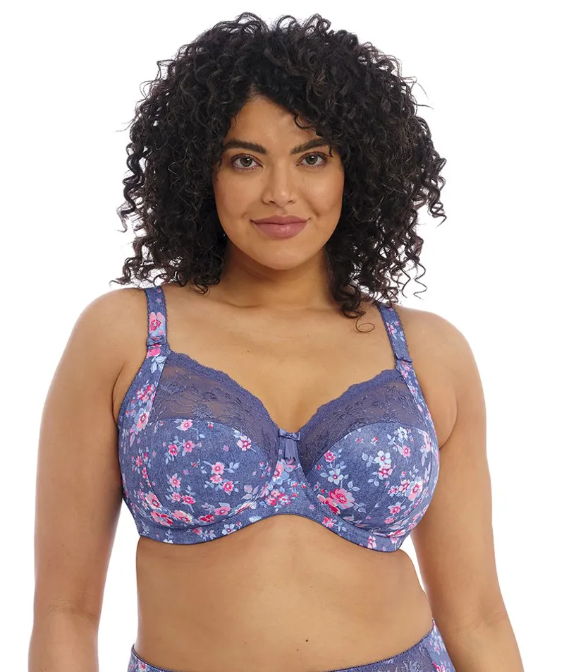 Elomi Morgan Full Cup Bra in Denim Floral-1